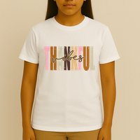 Thankful Vibes Holiday Cute T-Shirt