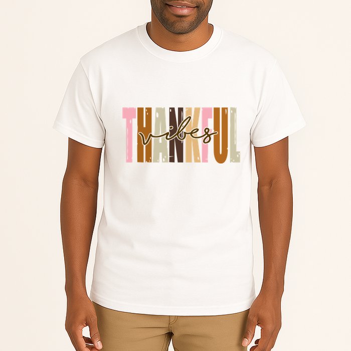 Thankful Vibes Holiday Cute Tall T-Shirt