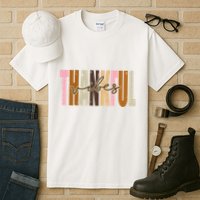Thankful Vibes Holiday Cute Tall T-Shirt