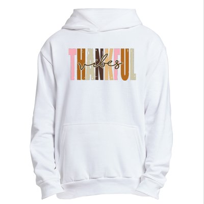 Thankful Vibes Holiday Cute Urban Pullover Hoodie