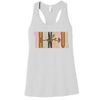 Thankful Vibes Holiday Cute Women's Racerback Tank