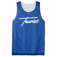 Tourist Vacation Holiday Traveler Tourism Adventure Meaningful Gift Mesh Reversible Basketball Jersey Tank