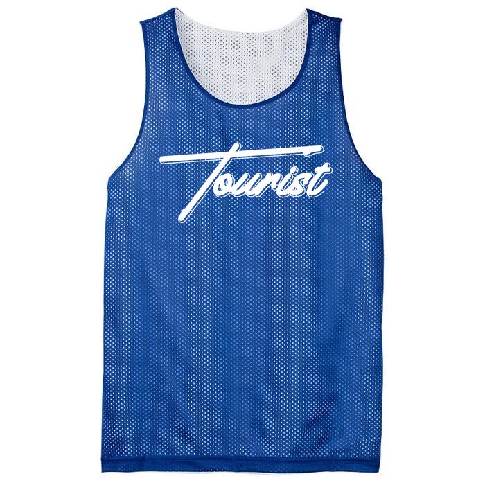 Tourist Vacation Holiday Traveler Tourism Adventure Meaningful Gift Mesh Reversible Basketball Jersey Tank