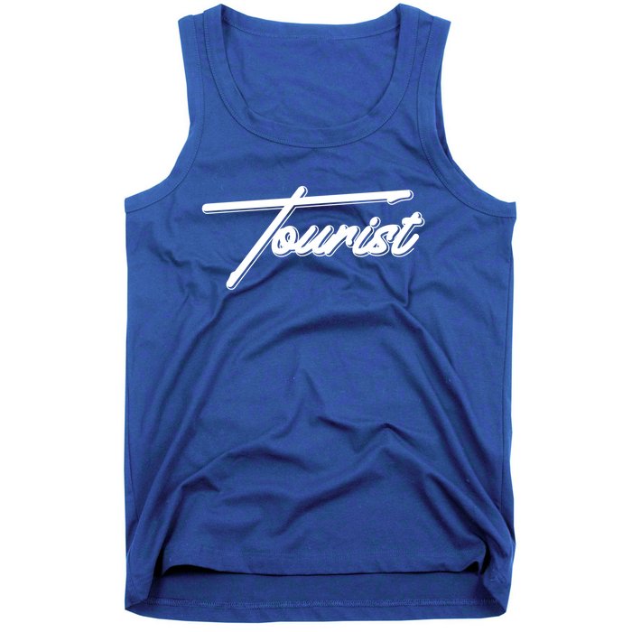 Tourist Vacation Holiday Traveler Tourism Adventure Meaningful Gift Tank Top