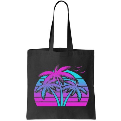 Tropical Vaporwave Hawaiian Palm Tree Hawaii Beach Edm  Bag
