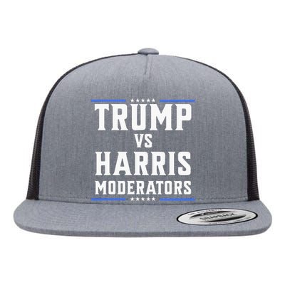 Trump Vs Harris Moderators 2024 Election Debate Flat Bill Trucker Hat