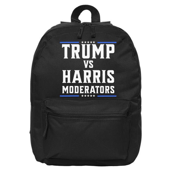 Trump Vs Harris Moderators 2024 Election Debate 16 in Basic Backpack