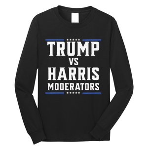 Trump Vs Harris Moderators 2024 Election Debate Premium Long Sleeve Shirt