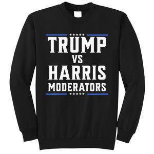 Trump Vs Harris Moderators 2024 Election Debate Premium Sweatshirt