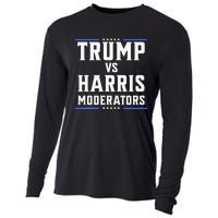 Trump Vs Harris Moderators 2024 Election Debate Premium Cooling Performance Long Sleeve Crew