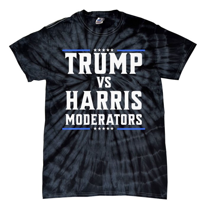 Trump Vs Harris Moderators 2024 Election Debate Premium Tie-Dye T-Shirt