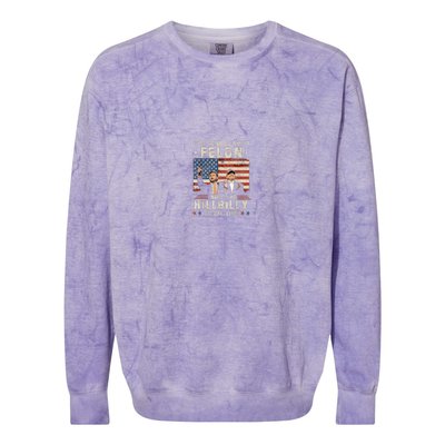 Trump Vance ItS Gonna Take A Felon And A Hillbilly To Fix Colorblast Crewneck Sweatshirt