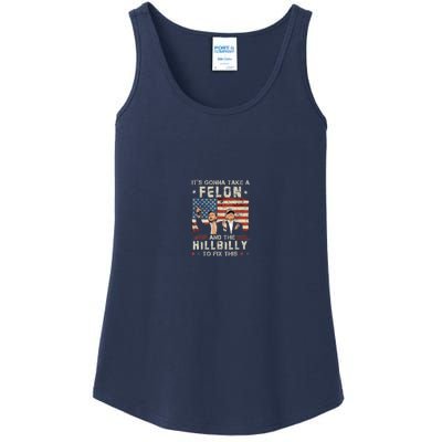 Trump Vance ItS Gonna Take A Felon And A Hillbilly To Fix Ladies Essential Tank