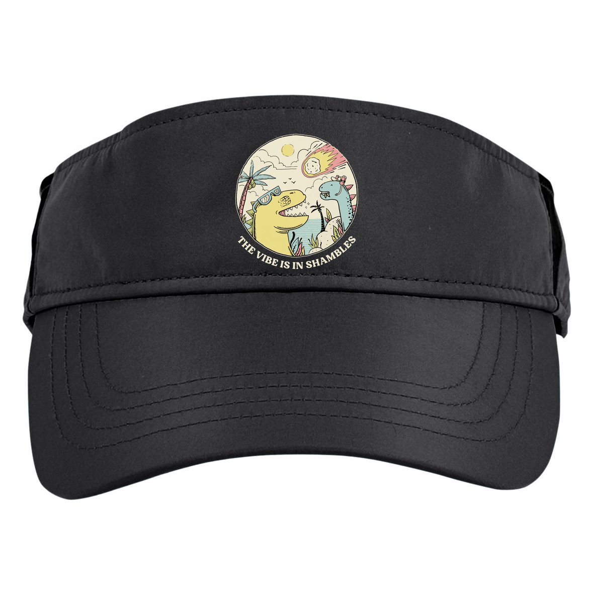 The Vibe Is In Shambles Adult Drive Performance Visor