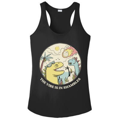 The Vibe Is In Shambles Ladies PosiCharge Competitor Racerback Tank