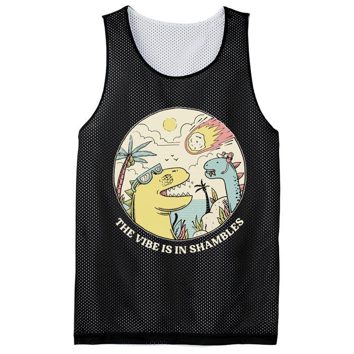 The Vibe Is In Shambles Mesh Reversible Basketball Jersey Tank