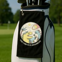 The Vibe Is In Shambles Golf Towel