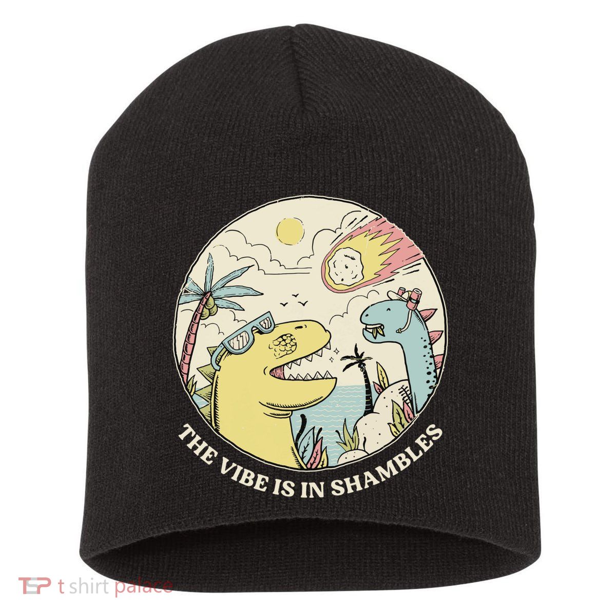 The Vibe Is In Shambles Short Acrylic Beanie