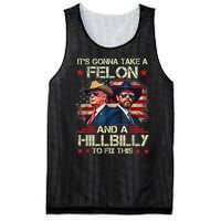 Trump Vance ItS Gonna Take A Felon And A Hillbilly To Fix Mesh Reversible Basketball Jersey Tank