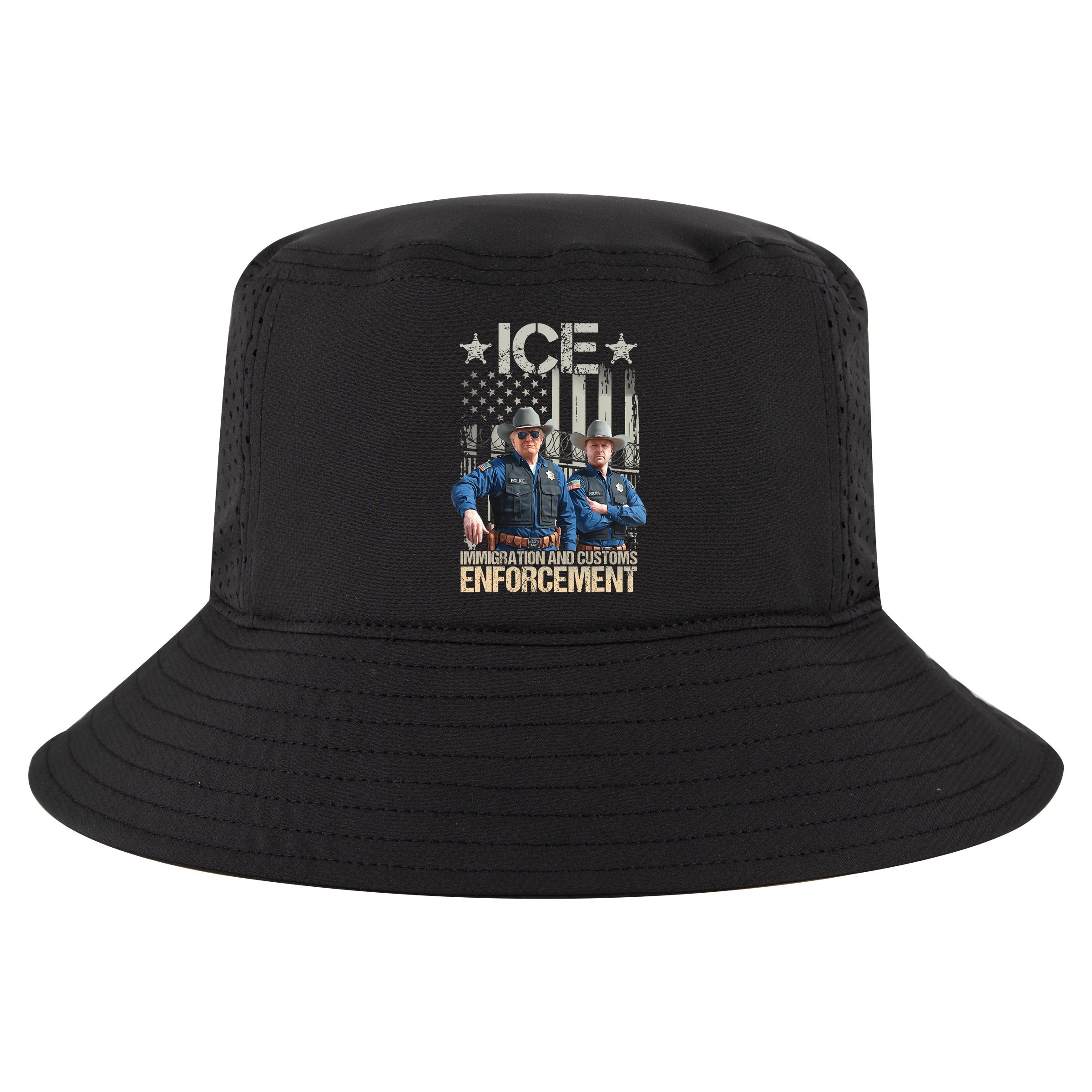 Trump Vance Ice Immigration And Customs Enforcement Cool Comfort Performance Bucket Hat