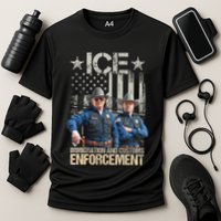 Trump Vance Ice Immigration And Customs Enforcement Cooling Performance Crew T-Shirt