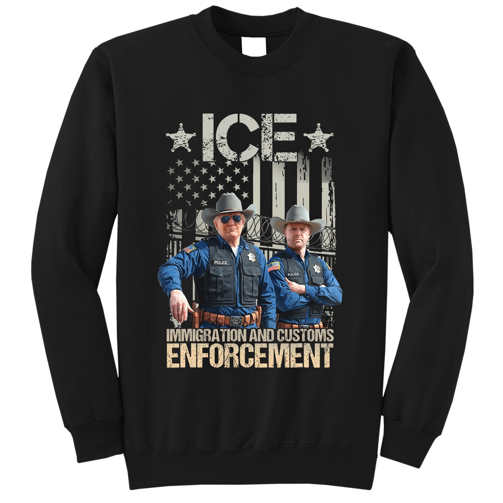 Trump Vance Ice Immigration And Customs Enforcement Sweatshirt
