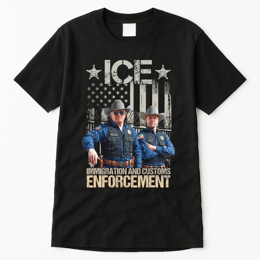Trump Vance Ice Immigration And Customs Enforcement Tall T-Shirt