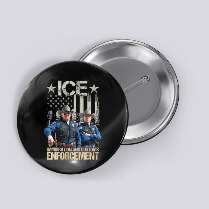 Trump Vance Ice Immigration And Customs Enforcement Button