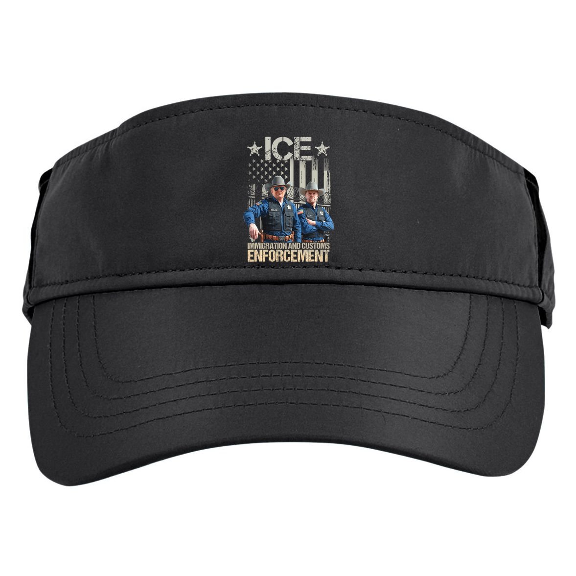 Trump Vance Ice Immigration And Customs Enforcement Adult Drive Performance Visor
