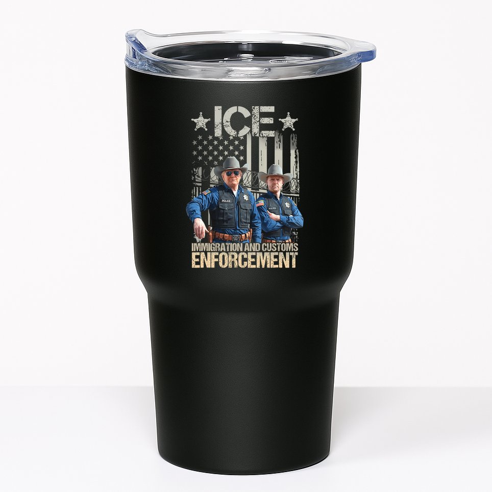 Trump Vance Ice Immigration And Customs Enforcement Tumbler