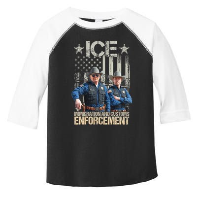 Trump Vance Ice Immigration And Customs Enforcement Toddler Fine Jersey T-Shirt