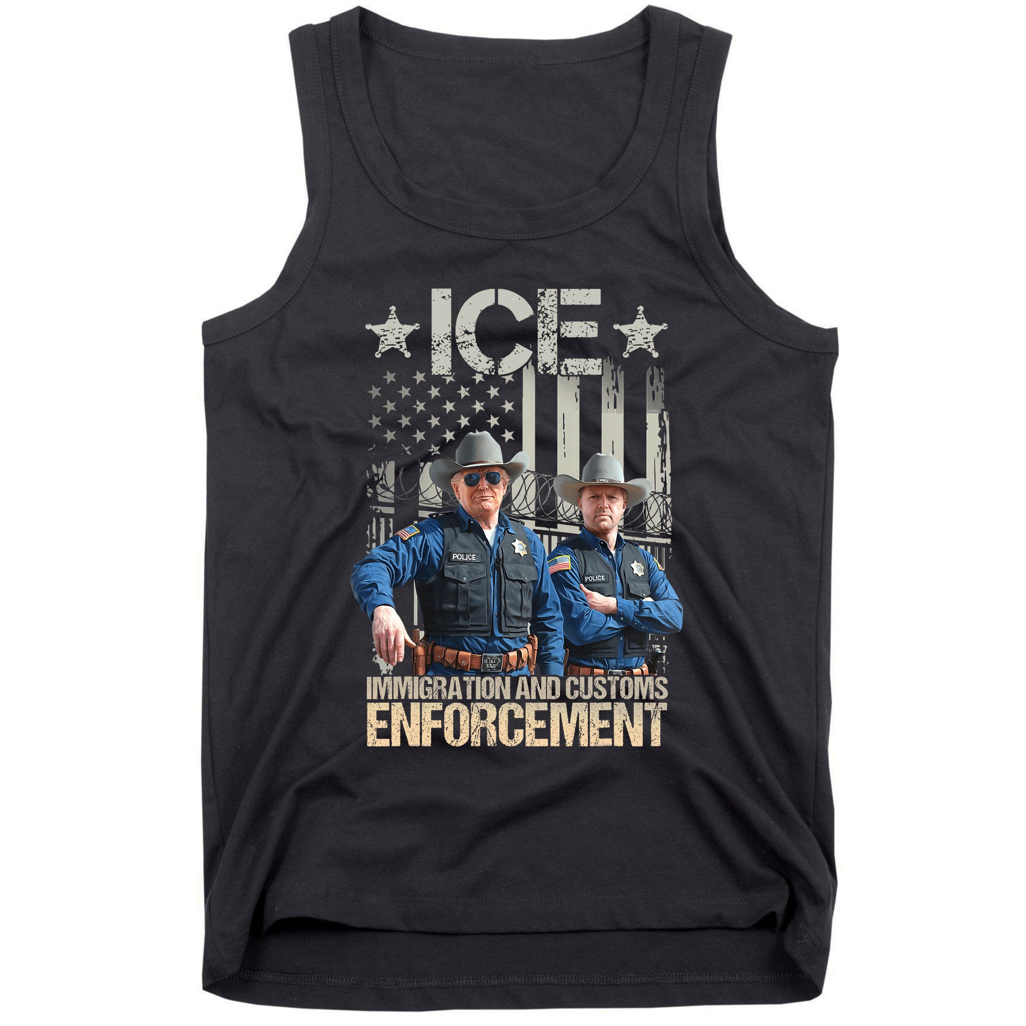 Trump Vance Ice Immigration And Customs Enforcement Tank Top
