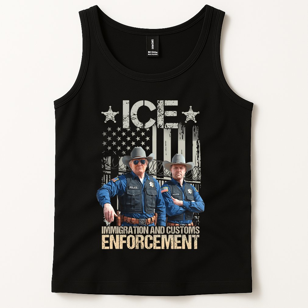 Trump Vance Ice Immigration And Customs Enforcement Tank Top