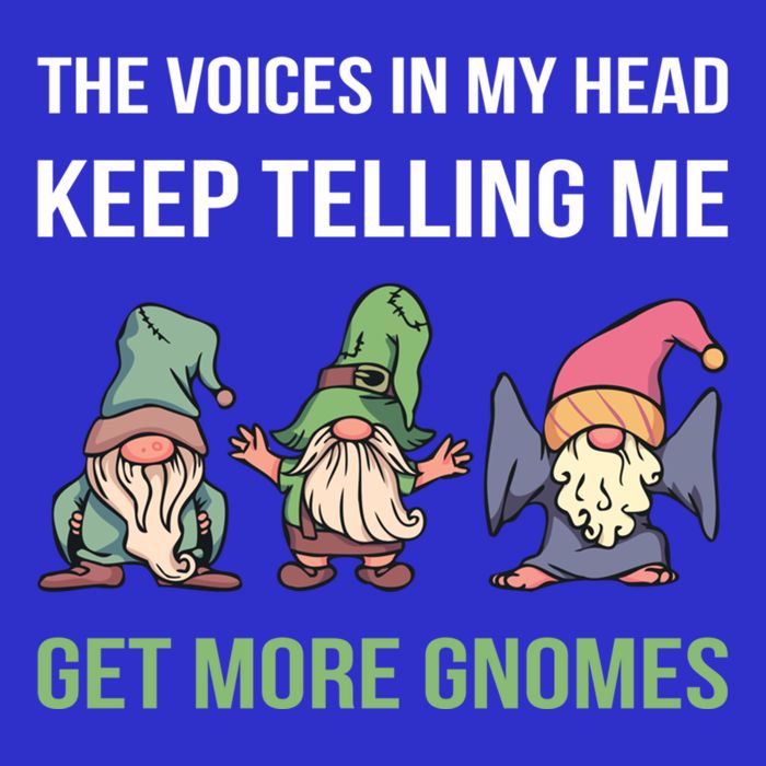 The Voices In My Head Keep Telling Me Get More Gnomes Cute Gift Long Sleeve Shirt