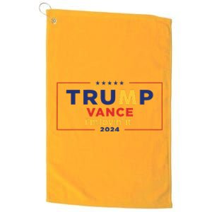 Trump Vance IM Lovin It 2024 Platinum Collection Golf Towel