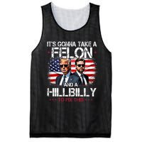 Trump Vance ItS Gonna Take A Felon And A Hillbilly To Fix Mesh Reversible Basketball Jersey Tank