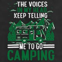 The Voices In My Head Keep Telling Me To Go Camping Cool Comfort Performance Bucket Hat