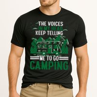 The Voices In My Head Keep Telling Me To Go Camping Performance Shirt