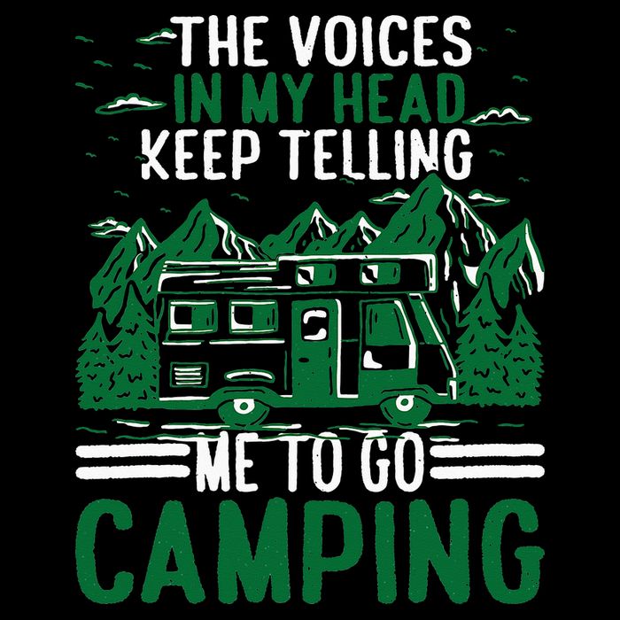 The Voices In My Head Keep Telling Me To Go Camping Impact Tech Backpack