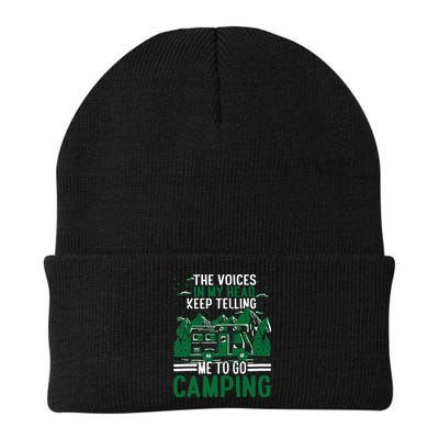 The Voices In My Head Keep Telling Me To Go Camping Beanie