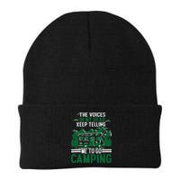 The Voices In My Head Keep Telling Me To Go Camping Beanie