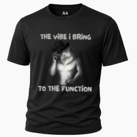 The Vibe I Bring To The Function Funny Wolf Meme Performance Shirt