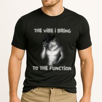 The Vibe I Bring To The Function Funny Wolf Meme Performance Shirt