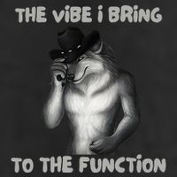 The Vibe I Bring To The Function Funny Wolf Meme Beanie
