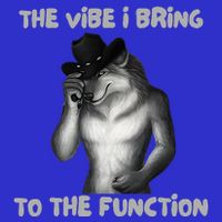 The Vibe I Bring To The Function Funny Wolf Meme Tank Top