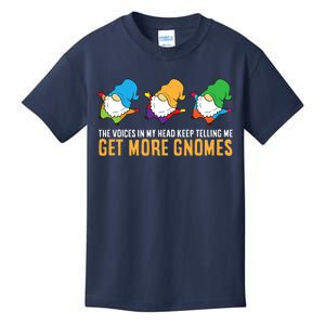 The Voices In My Head Keep Telling Me Get More Gnomes Kids T-Shirt