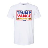 Trump Vance Im Lovin It Hamburger 2024 Softstyle CVC T-Shirt