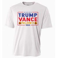 Trump Vance Im Lovin It Hamburger 2024 Cooling Performance Crew T-Shirt