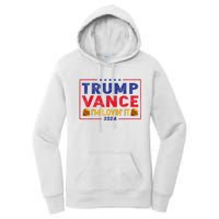 Trump Vance Im Lovin It Hamburger 2024 Women's Pullover Hoodie