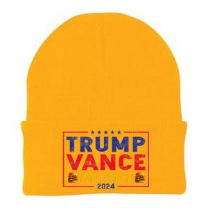 Trump Vance IM Lovin It Hamburger 2024 Knit Cap Winter Beanie